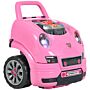 Homcom Kids Truck Engine Toy Set, With Horn, Light, Car Key, For Ages 3-5 Years - Pink