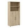 Prima Bookcase 3 Shelves With 2 Doors In Oak