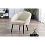 Amari Boucle Accent Chair - Ivory