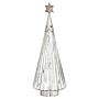 The Noel Collection Star Topped Glass Decorative Large Tree