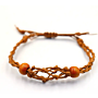 Gemstone Bracelet Cord - Brown