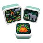 Lunch Boxes Set Of 3 (s/m/l) - Animal Kingdom