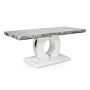 Neptune Marble Effect Grey/white Coffee Table