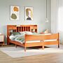 Vidaxl Bed Frame Without Mattress Wax Brown 180x200 Cm Super King Solid Wood Pine