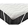 Mattress Protector White Microfibre Single Size 90 X 200 Cm Waterproof Pad Polyester Filling Fitted Quilted Piped Edges