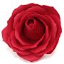 Craft Soap Flowers - Lrg Rose - Red - Pack Of 10