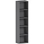 Oxford 5 Tier Cube Bookcase, Grey