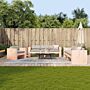 Vidaxl 2 Piece Garden Lounge Set Solid Wood Douglas