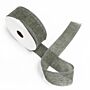 Natural Texture Ribbon 38mm X 20m - Charcoal