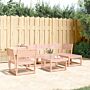 Vidaxl 5 Piece Garden Lounge Set Solid Wood Douglas