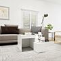 Vidaxl Nesting Tables 3 Pcs White Engineered Wood