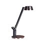 Led Desk Lamp Copper Metal Table Lighting Reading Computer Lamp Adjustable Arm Dimmer Colour Temperature Usb Port