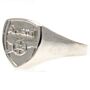 Arsenal Fc Silver Plated Crest Ring Large