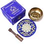 Medicine Buddha Singing Bowl Set 10cm (min 500gm)