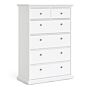 Paris Chest Of 6 Drawers In White