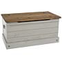 Corona Grey Storage Trunk