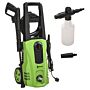 Durhand 1800w High Pressure Washer, 150 Bar Pressure, 510 L/h Flow, High-performance Portable Power Washer Jet Wash Cleaner, Car, Green