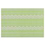 Outdoor Rug Mat Green Synthetic 120 X 180 Cm