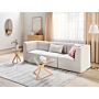 Modular 3 Seater Sofa Off White Corduroy Sectional Two Piece Sofa Modern Jumbo Cord