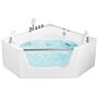 Bathtub Corner Acrylic With Massage Function Whirlpool 1500 X 1500 Mm With Headrests Classic Design