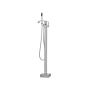 Bath Mixer Tap Silver Chrome Freestanding