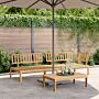 Vidaxl 3 Piece Garden Pallet Sofa Set Solid Wood Acacia