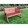 Three Seater Rocker - Burgundy