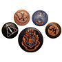 Harry Potter Hogwarts Button Badge Set