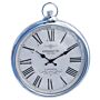 Silver Wall Clock