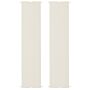 Outsunny 2 Pcs Uv Protection Pergola Replacement Canopy, Pergola Shade Cover, For 3 X 3(m) Pergola, Cream White