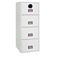 Phoenix World Class Vertical Fire File Fs2274f 4 Drawer Filing Cabinet With Fingerprint Lock