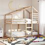 Vidaxl Bunk Bed Without Mattress 90x200 Cm Solid Wood Pine