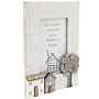 Wooden Houses Photo Frame 4 X 6"