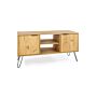 Augusta Pine 2 Door Flat Screen Tv Unit