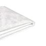 Bed Frame Cover White Velvet For Bed 180 X 200 Cm Removable Washable