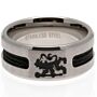 Chelsea Fc Black Inlay Ring Small