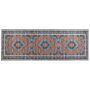 Runner Rug Runner Blue And Orange Polyester 70 X 200 Cm Oriental Distressed Decorations