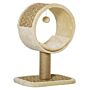 Pawhut 56cm Small Cat Tree For Indoor Cats With Scratching Post, Kitten Tower With Tunnel, Ball Toy, Cushion, Beige