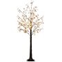 Homcom 5ft Artificial Gypsophila Blossom Tree Light With 96 Warm White Led Light, Baby Breath Flowers For Home Party Wedding