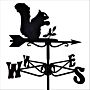 Squirrel Black Mini Weathervane