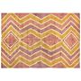 Area Rug Multicolour Cotton 160 X 230 Cm Rectangular Hand Tufted Modern Abstract Decor