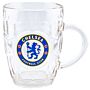 Chelsea Fc Dimple Glass Tankard