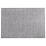 Shaggy Area Rug Light Grey 140 X 200 Cm Modern High-pile Machine-tufted Rectangular Carpet