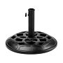 Parasol Base Black Concrete 23 Kg Round Outdoor Umbrella Stand