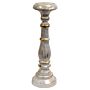 Large Candle Stand - White Gold