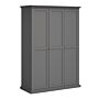 Paris Wardrobe With 3 Doors In Matt Grey