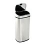 Homcom 68l Automatic Sensor Lid Steel Kitchen Bin Silver