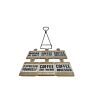 Set Of Six Coffee Slogan Coasters On Metal Stand