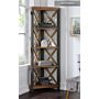 Urban Elegance - Reclaimed Large Corner Bookcase