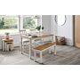 Coxmoor Rectangular Dining Table - Ivory & Oak